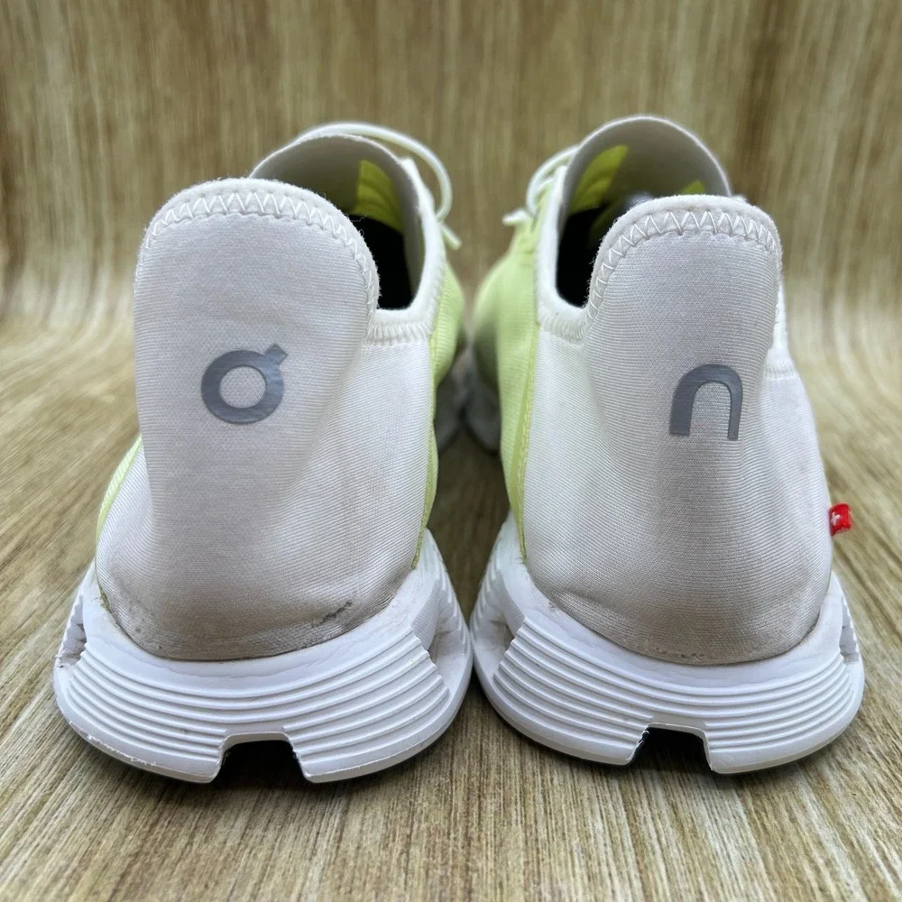 On Cloudcoast Running Shoes Men's Size 12 Lime White Mesh CloudTec 3MD10531077